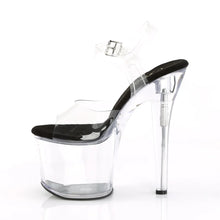 Carregar imagem no visualizador da galeria, Tacones Pleaser RADIANT-708 Transparente Negro
