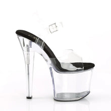 Carregar imagem no visualizador da galeria, Tacones Pleaser RADIANT-708 Transparente Negro
