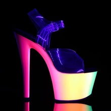 Carregar imagem no visualizador da galeria, Tacones Pleaser RAINBOW-308UV Transparente Neon
