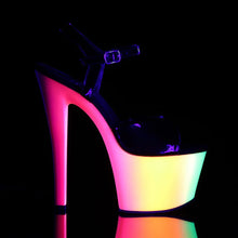 Carregar imagem no visualizador da galeria, Tacones Pleaser RAINBOW-309UV Negro Charol Neon

