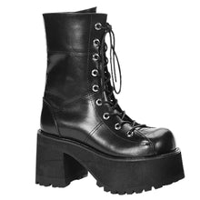 Cargar imagen en el visor de la galería, Botines Demonia RANGER-301 Negro Piel vegana
