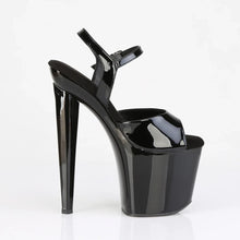 Cargar imagen en el visor de la galería, Tacones Pleaser RAZZLE-809 Negro Charol
