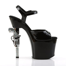 Carregar imagem no visualizador da galeria, Tacones Pleaser REVOLVER-709 Negro

