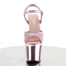 Load image into Gallery viewer, Tacones Pleaser REVOLVER-709G B. Rosa Gltr
