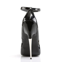 Cargar imagen en el visor de la galería, Tacones Devious SCREAM-12 Negro Charol

