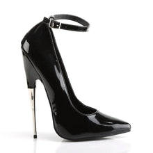 Cargar imagen en el visor de la galería, Tacones Devious SCREAM-12 Negro Charol
