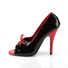 Cargar imagen en el visor de la galería, Zapatos Pleaser SEDUCE-216 Negro Rojo Charol
