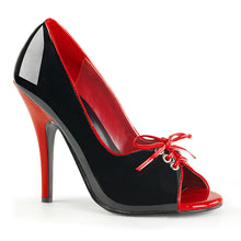 Cargar imagen en el visor de la galería, Zapatos Pleaser SEDUCE-216 Negro Rojo Charol
