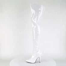 Load image into Gallery viewer, Tacones Pleaser SEDUCE-3000 Blanco Str Charol

