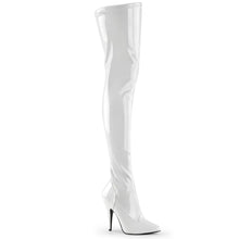 Load image into Gallery viewer, Tacones Pleaser SEDUCE-3000 Blanco Str Charol
