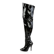 Carregar imagem no visualizador da galeria, Botas Pleaser Pink Label SEDUCE-3000WC Negro Str. Charol
