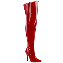 Cargar imagen en el visor de la galería, Botas Pleaser Pink Label SEDUCE-3000WC Rojo Str. Charol

