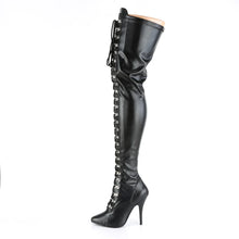 Load image into Gallery viewer, Tacones Pleaser SEDUCE-3024 Negro Str Piel
