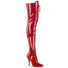 Cargar imagen en el visor de la galería, Tacones Pleaser SEDUCE-3024 Rojo Charol
