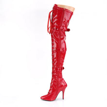 Cargar imagen en el visor de la galería, Tacones Pleaser SEDUCE-3028 Rojo Str Charol

