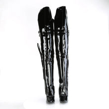 Cargar imagen en el visor de la galería, Tacones Pleaser SEDUCE-3080 Negro Str. Charol

