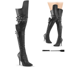 Cargar imagen en el visor de la galería, Tacones Pleaser SEDUCE-3080 Negro Str. Piel
