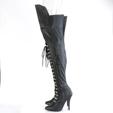Cargar imagen en el visor de la galería, Tacones Pleaser SEDUCE-3082 Negro Str. Piel
