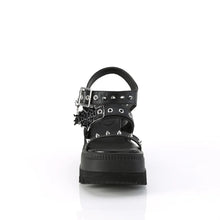 Cargar imagen en el visor de la galería, Sandalias Demonia SHAKER-13 Negro Piel vegana
