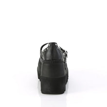 Carregar imagem no visualizador da galeria, Zapatos con plataforma Demonia SHAKER-27 Negro-Blanco Piel vegana
