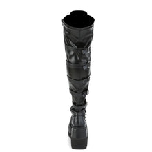 Cargar imagen en el visor de la galería, Botas (Over the Knee) Demonia SHAKER-350 Negro Veagn Leather-Stretch
