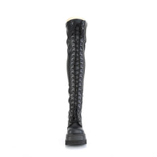 Cargar imagen en el visor de la galería, Botas (Over the Knee) Demonia SHAKER-374 Negro Str. Piel vegana
