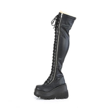 Cargar imagen en el visor de la galería, Botas (Over the Knee) Demonia SHAKER-374 Negro Str. Piel vegana
