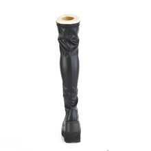 Cargar imagen en el visor de la galería, Botas (Over the Knee) Demonia SHAKER-374 Negro Str. Piel vegana

