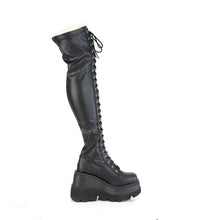 Cargar imagen en el visor de la galería, Botas (Over the Knee) Demonia SHAKER-374 Negro Str. Piel vegana
