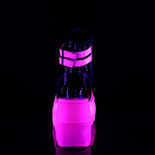 Load image into Gallery viewer, Botines Demonia SHAKER-52 Negro Pat-UV Neon Rosa
