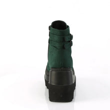 Load image into Gallery viewer, Botines Demonia SHAKER-52 Emerald Ante vegano
