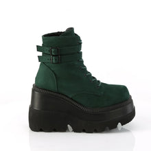 Load image into Gallery viewer, Botines Demonia SHAKER-52 Emerald Ante vegano
