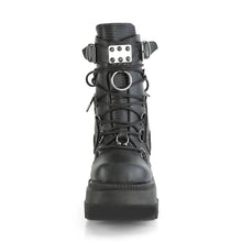 Load image into Gallery viewer, Botines Demonia SHAKER-60 Negro Piel vegana
