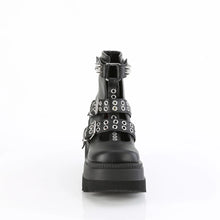 Load image into Gallery viewer, Botines Demonia SHAKER-62 Negro Piel vegana
