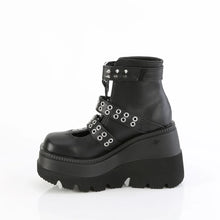 Load image into Gallery viewer, Botines Demonia SHAKER-62 Negro Piel vegana
