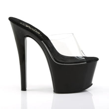 Cargar imagen en el visor de la galería, Tacones Pleaser SKY-301 Transparente Negro
