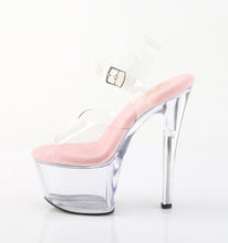 Cargar imagen en el visor de la galería, Tacones Pleaser SKY-308 - Transparente-rosa / Transparente
