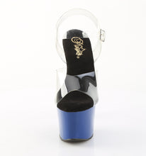 Cargar imagen en el visor de la galería, Tacones Pleaser SKY-308 - Transparente / Azul royal
