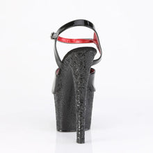 Load image into Gallery viewer, Tacones Pleaser SKY-309 Negro Charol Purpurina
