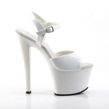 Cargar imagen en el visor de la galería, Tacones Pleaser SKY-309 Blanco Charol
