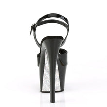 Carregar imagem no visualizador da galeria, Tacones Pleaser SKY-309CRS Negro Plata Rstn
