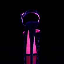 Cargar imagen en el visor de la galería, Tacones Pleaser SKY-309TT Negro Charol Neon
