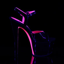 Cargar imagen en el visor de la galería, Tacones Pleaser SKY-309TT Negro Charol Neon
