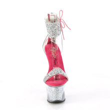 Cargar imagen en el visor de la galería, Tacones Pleaser SKY-327RSI Plata H. Rosa
