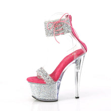 Cargar imagen en el visor de la galería, Tacones Pleaser SKY-327RSI Plata H. Rosa
