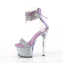 Cargar imagen en el visor de la galería, Tacones Pleaser SKY-327RSI Plata Lavanda
