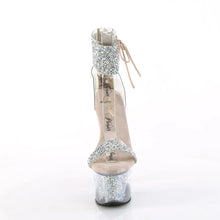 Cargar imagen en el visor de la galería, Tacones Pleaser SKY-327RSI Plata Nude
