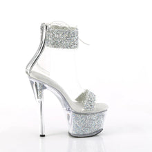 Cargar imagen en el visor de la galería, Tacones Pleaser SKY-327RSI Plata
