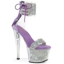 Cargar imagen en el visor de la galería, Tacones Pleaser SKY-327RSI Plata Lavanda
