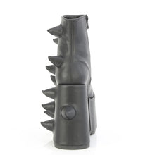 Load image into Gallery viewer, Botines Demonia SLAY-77 Negro Piel vegana
